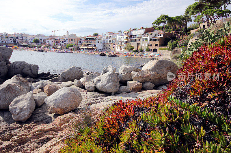 Palfrugell的Calella - cami de ronda